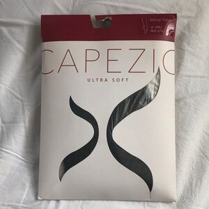 Capezio Ultra Soft Black Stirrup Tights